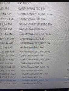 Garmin wastedlocker