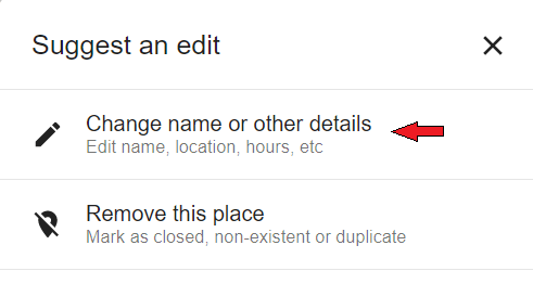 How business profile are edited suggest edit