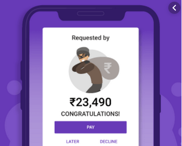 money request upi fraud